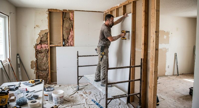 Garage Wallboard Installation in Denver, CO