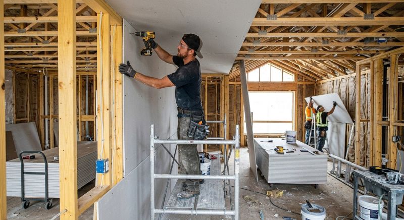 House Drywall Installation in Kansas City, MO